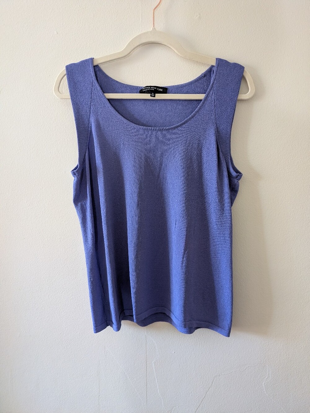 Jones New York Collection Purple Sleeveless Blouse Size M
